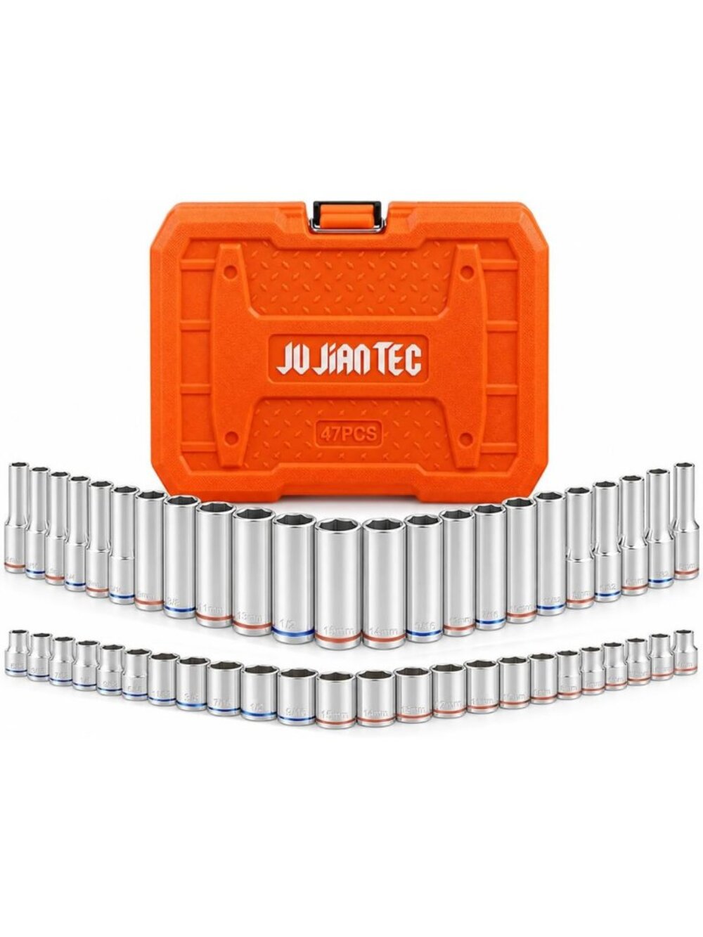 47-Piece 1/4" Drive Socket Set - Durable, Versatile Tool Kit for Mechanics & DIY